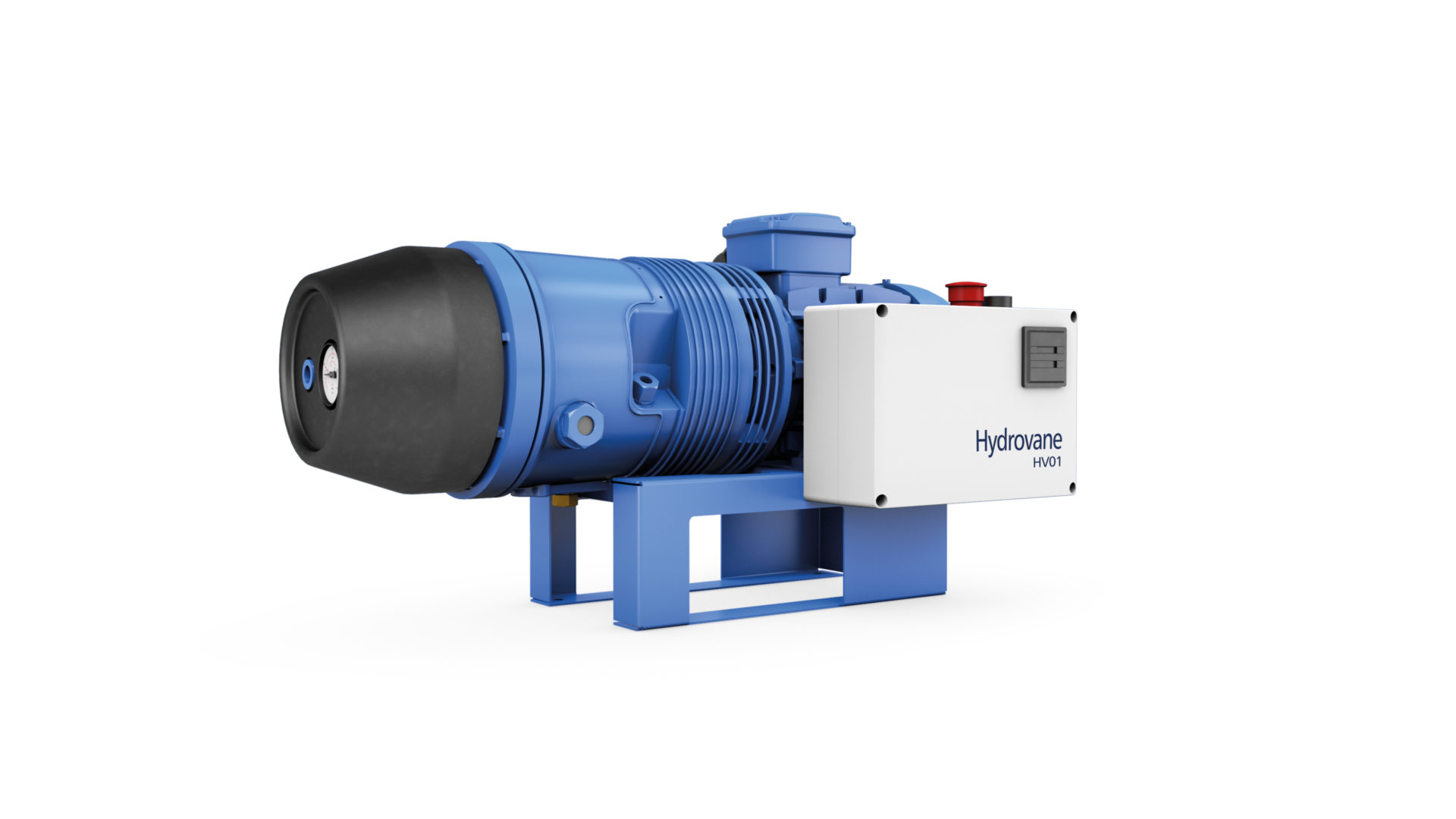 Hydrovane HV01 Base Mounted 1.1kW 1ph Single Phase Fixed Speed Rotary Vane Compressor - Image 2