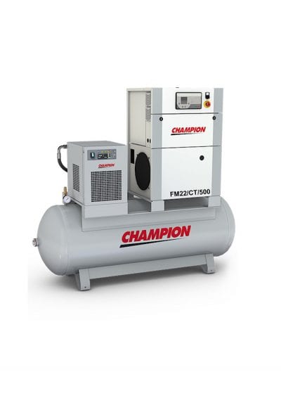 Champion FM 22 - 8 bar 500LT Tank + Dryer