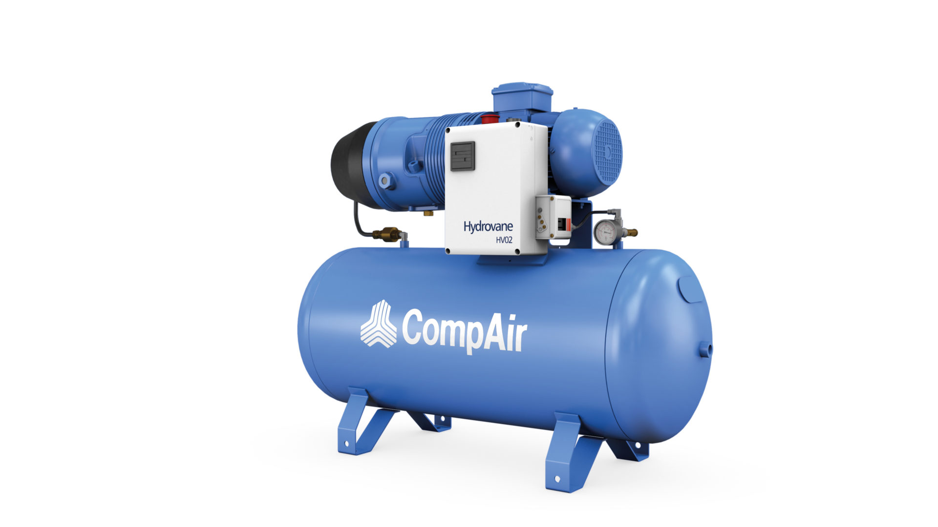 Hydrovane HV02 Receiver Mounted 2.2kW 3ph Three Phase Fixed Speed Rotary Vane Compressor - Image 3