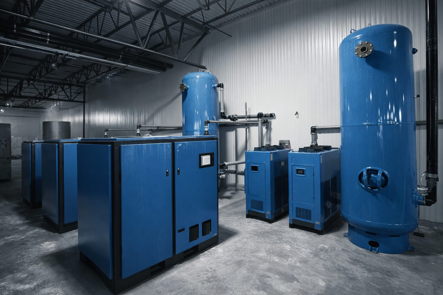 Air compressors in cold environment