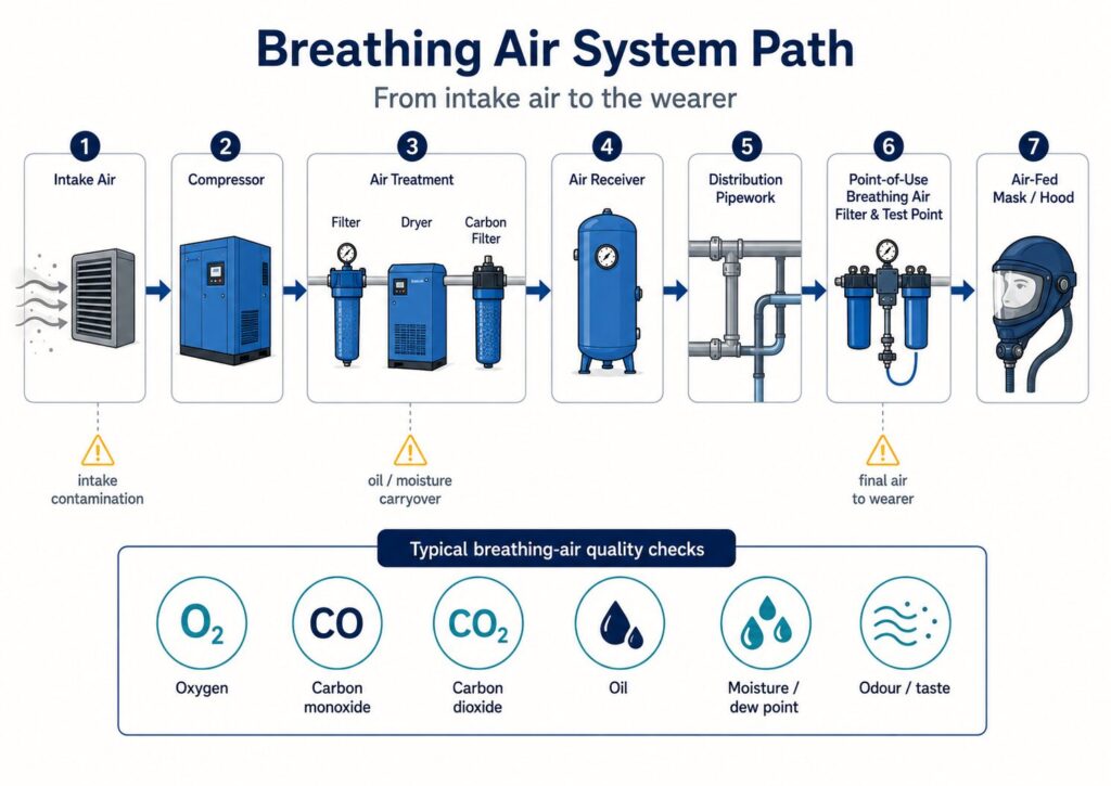 Breathing Air System Path